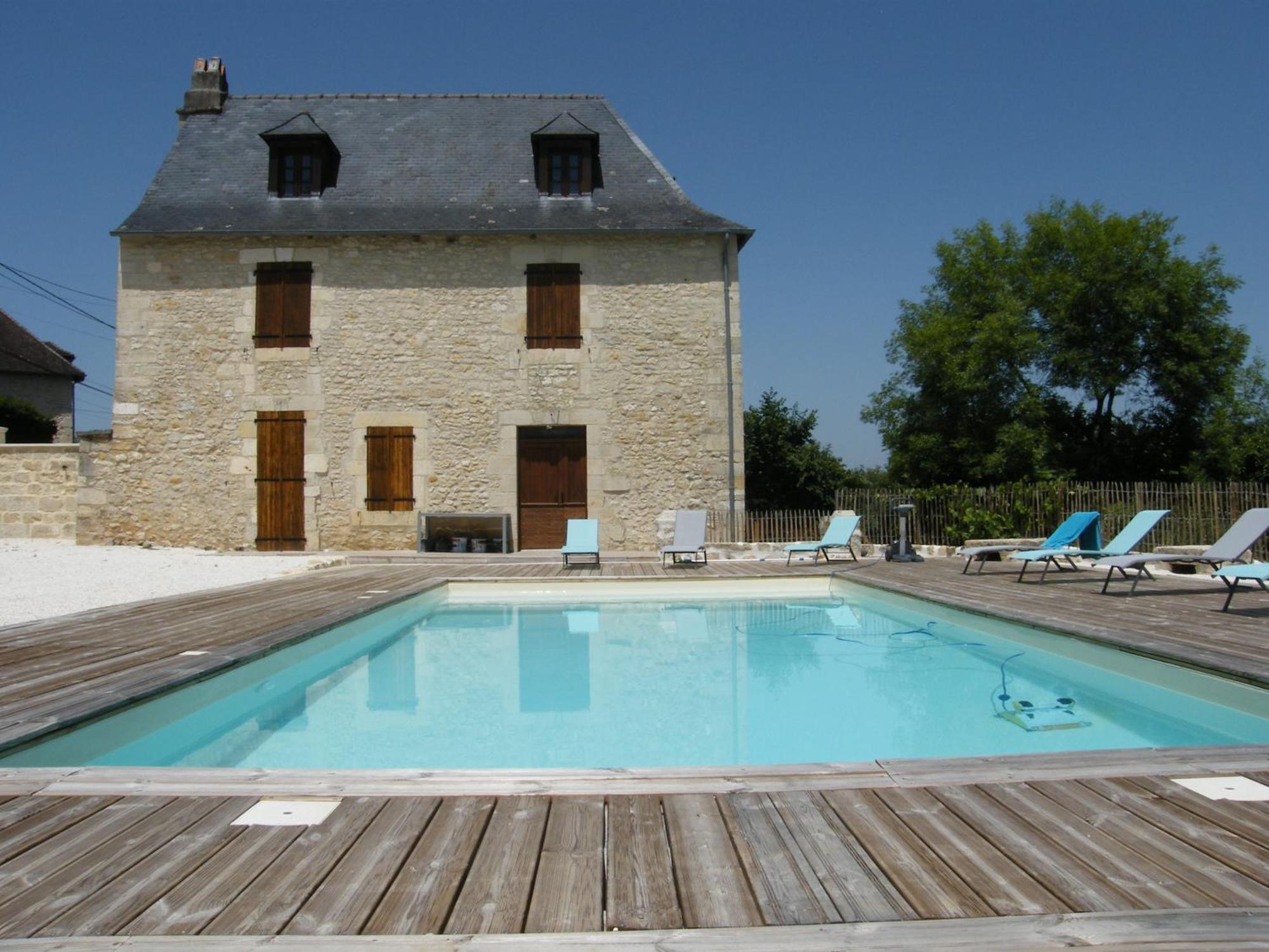 Lou Chastel, Demeure Perigourdine Climatisee Avec Piscine Privee Et Chauffee Villa La Bachellerie Eksteriør billede